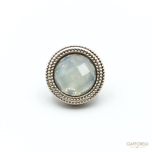 Polyester Buttons with Multishade Stone - Art. 9038