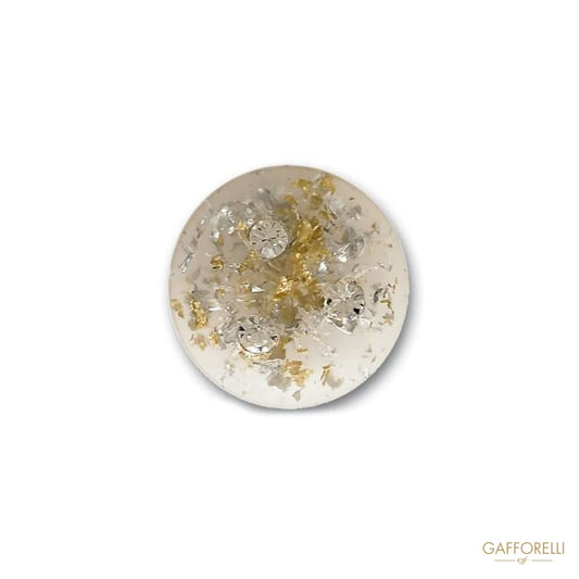 Polyester Buttons with Rhinestones - Art. 6605 polyester