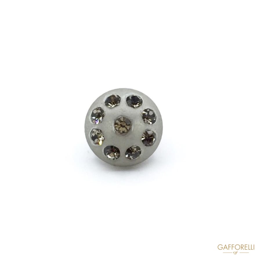 Polyester Buttons with Rhinestones - Art. 7223 polyester