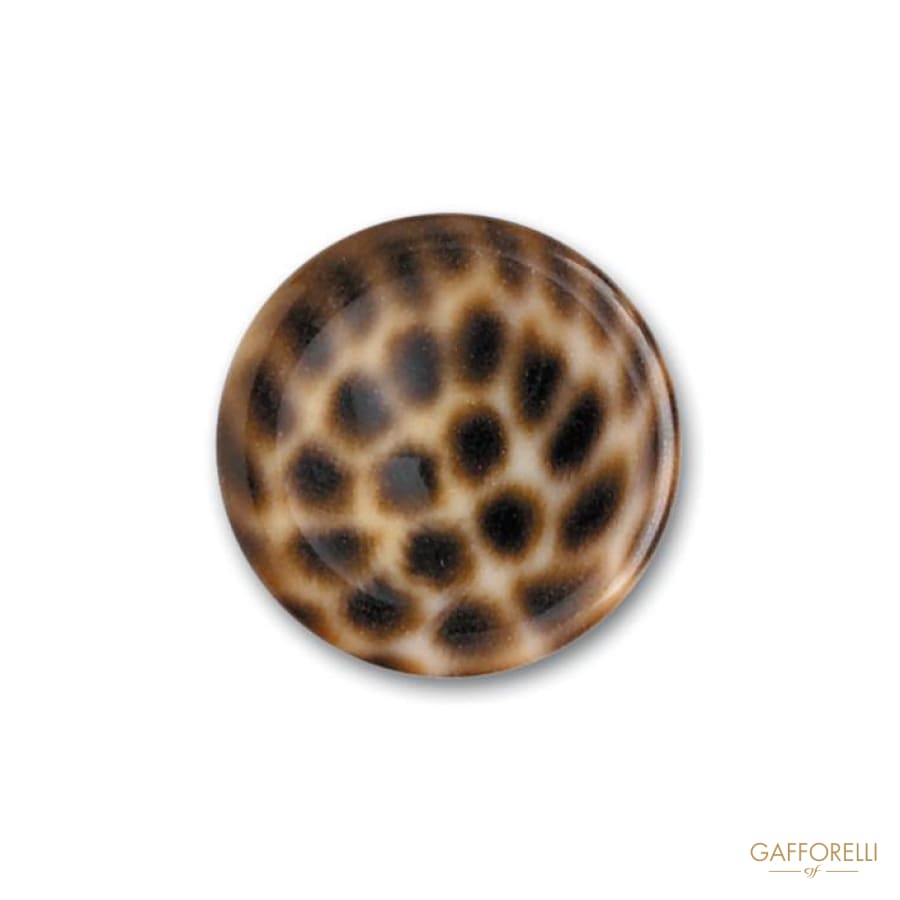 Polyester Buttons with Spotted Effect Round Shape - Art.