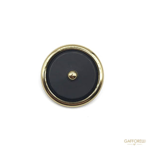 Polyester Gold Button - Art. D189 polyester buttons