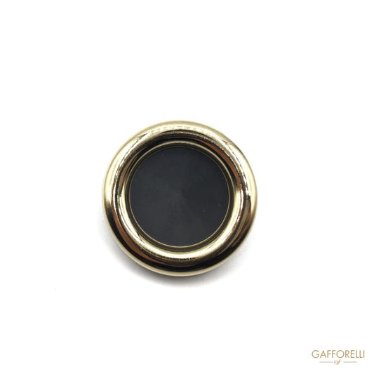 Polyester Gold Button - Art. D190 polyester buttons