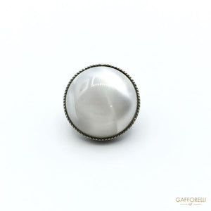 Polyester Half Ball Buttons With Settled Shank - Art. 6324