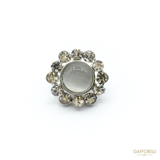 Precious Buttons with Rhinestones and Hard Stone - Art.