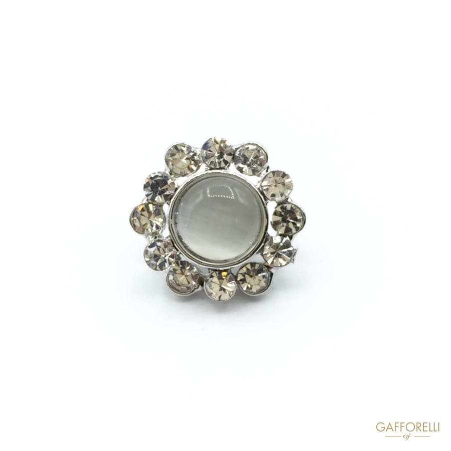 Precious Buttons with Rhinestones and Hard Stone - Art.
