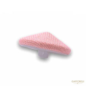 Pyramid Button Covered in Fabric H296 - Gafforelli Srl