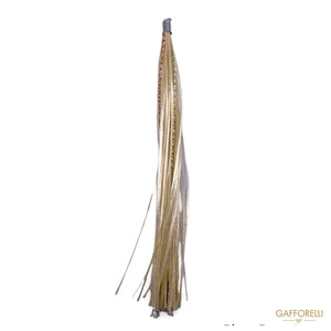 Raffia Tassel with Colored Lame Thread H265 - Gafforelli