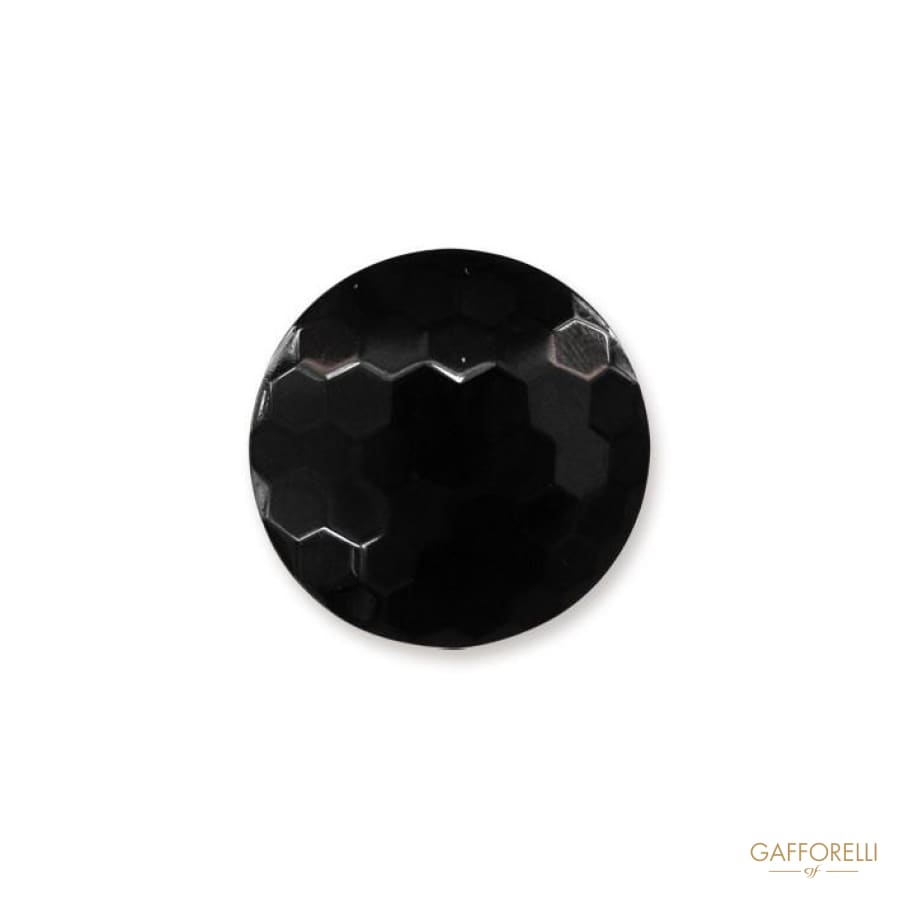 Real Glass Buttons with Multifaces Surface - Art. 5695 glass
