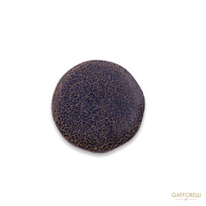 Real Natural Leather Button 1616 - Gafforelli Srl BROWN •