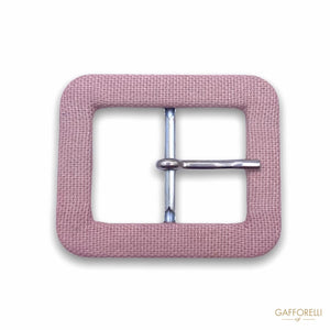 Rectangular Buckle Covered in Fabric 1363- Gafforelli Srl