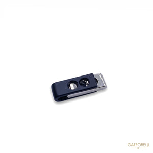 Rectangular Cord Stopper In Painted Metal E138 - Gafforelli