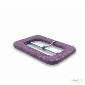 Rectangular Covered Buckle 1364- Gafforelli Srl BLACK