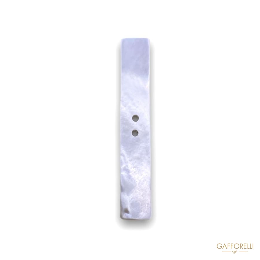 Rectangular Mother-of-pearl Button With Two Holes 704 -