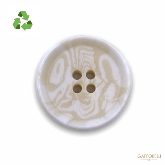 Recycled Button in Corozo Powder D286 - Gafforelli Srl