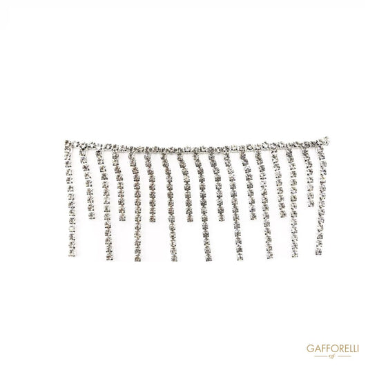 Rhinestone Fringes Chain A256 - Gafforelli Srl rhinestones