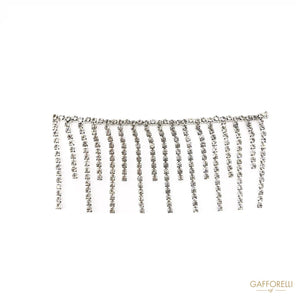 Rhinestone Fringes Chain A256 - Gafforelli Srl rhinestones