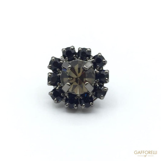 Rhinestones Buttons with Chain - Art. 9088 shirt rhinestone