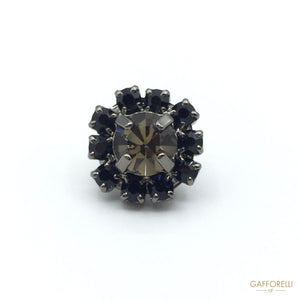 Rhinestones Buttons with Chain - Art. 9088 shirt rhinestone