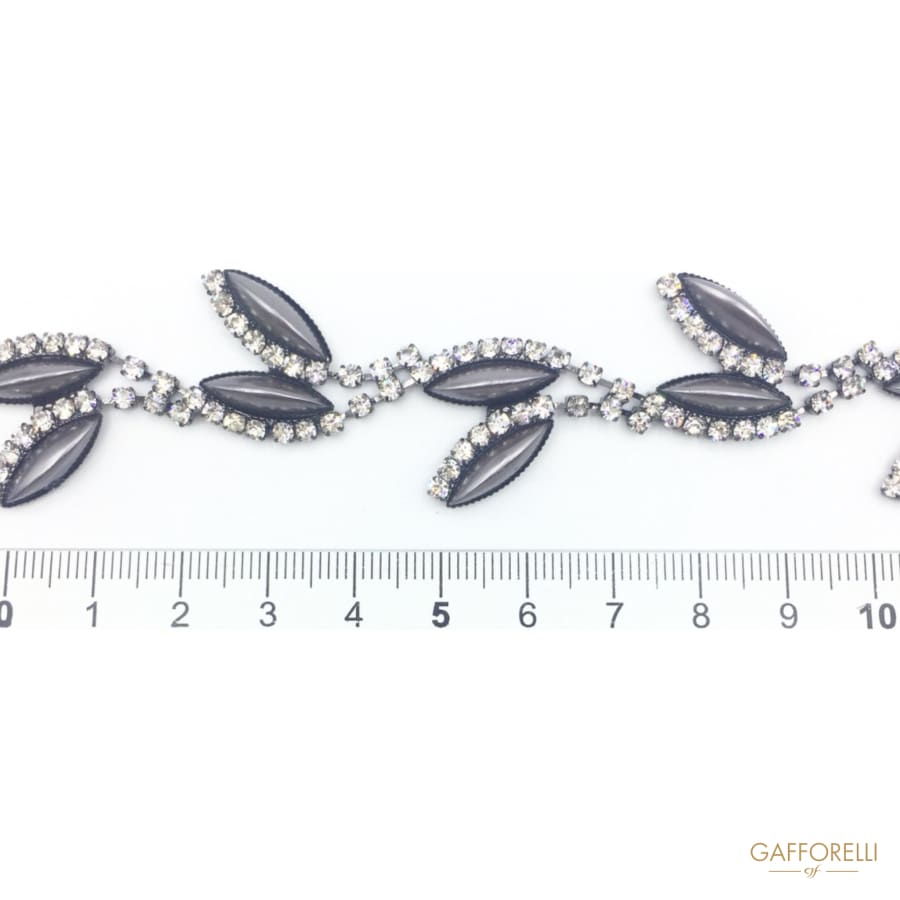 Rhinestones Trimming With Particular Shape 1956 - Gafforelli