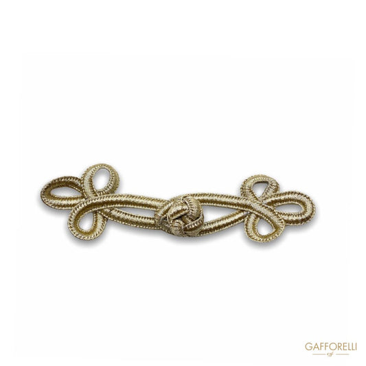 Rope Toggles Wrapped in Gold Colored Polyester H367