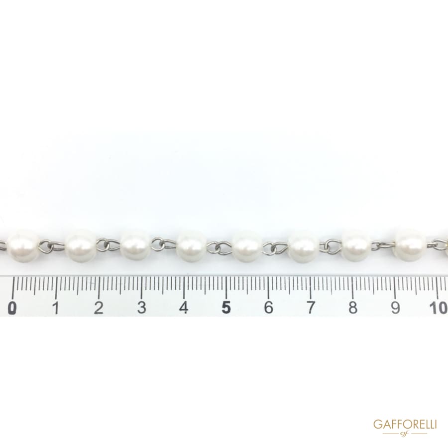 Rosary Chain with Pearls - Art. 2458 aluminium chains