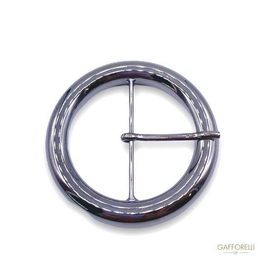 Round Buckle in Light Zamak E274 - Gafforelli Srl buckles