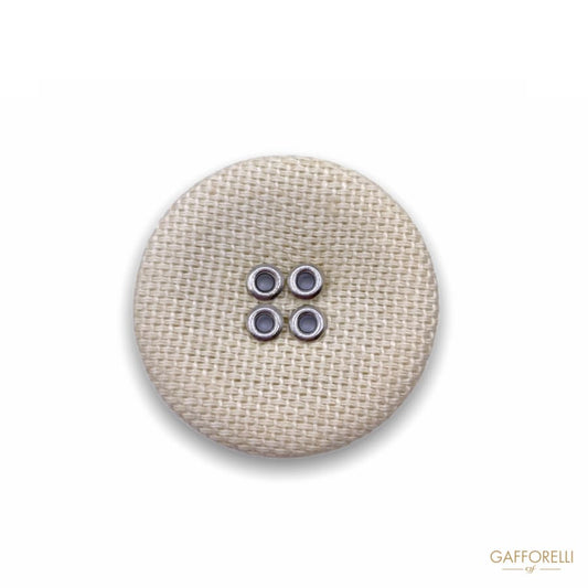 Round Button with Four Holes 1432 - Gafforelli Srl CLASSIC