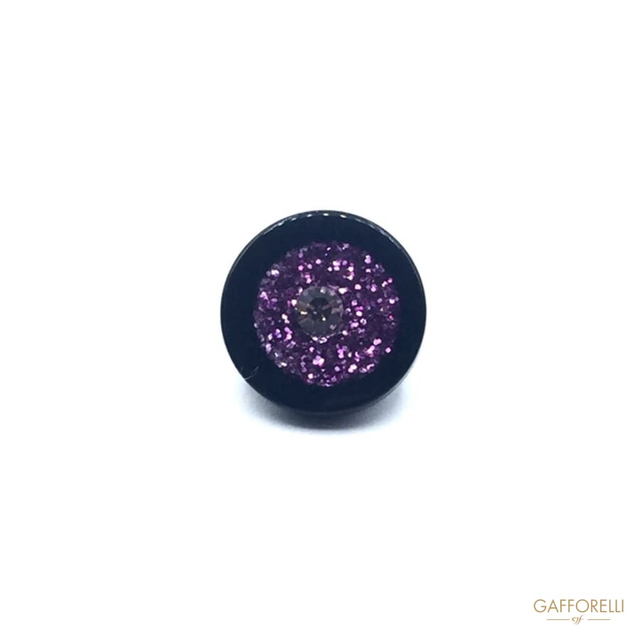 Round Buttons With Glitter Center - Art. 7341 shirt
