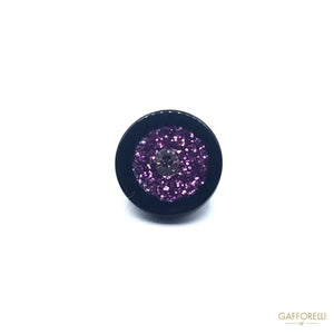 Round Buttons with Glitter Center - Art. 7341 shirt