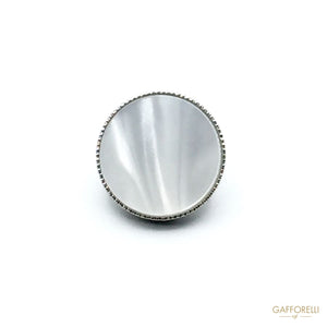 Round Buttons With Insert Imitation Mother Of Pearl - Art.