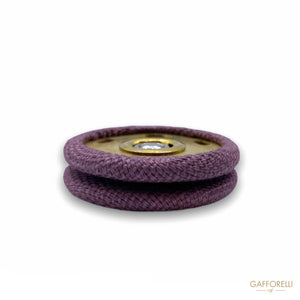 Round Covered Snap Button H288 - Gafforelli Srl fabric