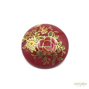 Round Oriental Button - Art. D201 polyester buttons
