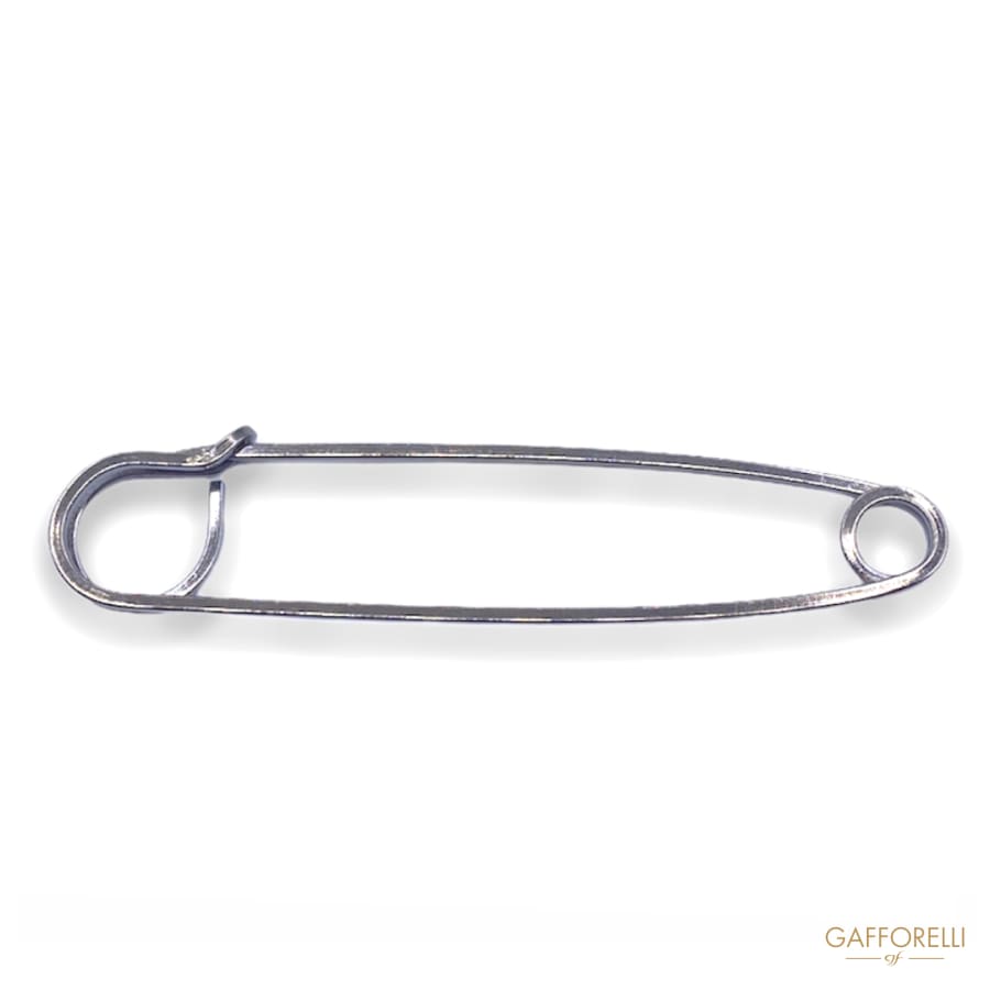 Safety Pins in Modern Classic Curved Metal 2580