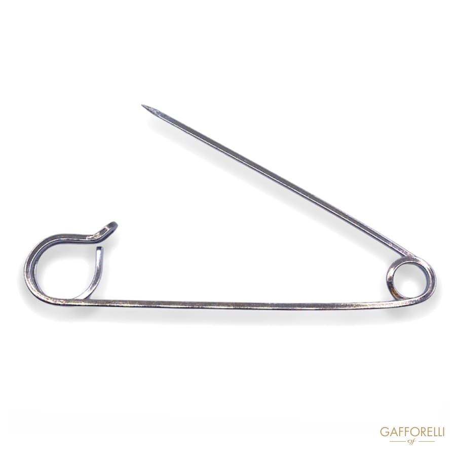 Safety Pins in Modern Classic Curved Metal 2580