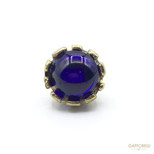 Shiny Cabochon Buttons In Glass - 5882 Mod Gafforelli Srl