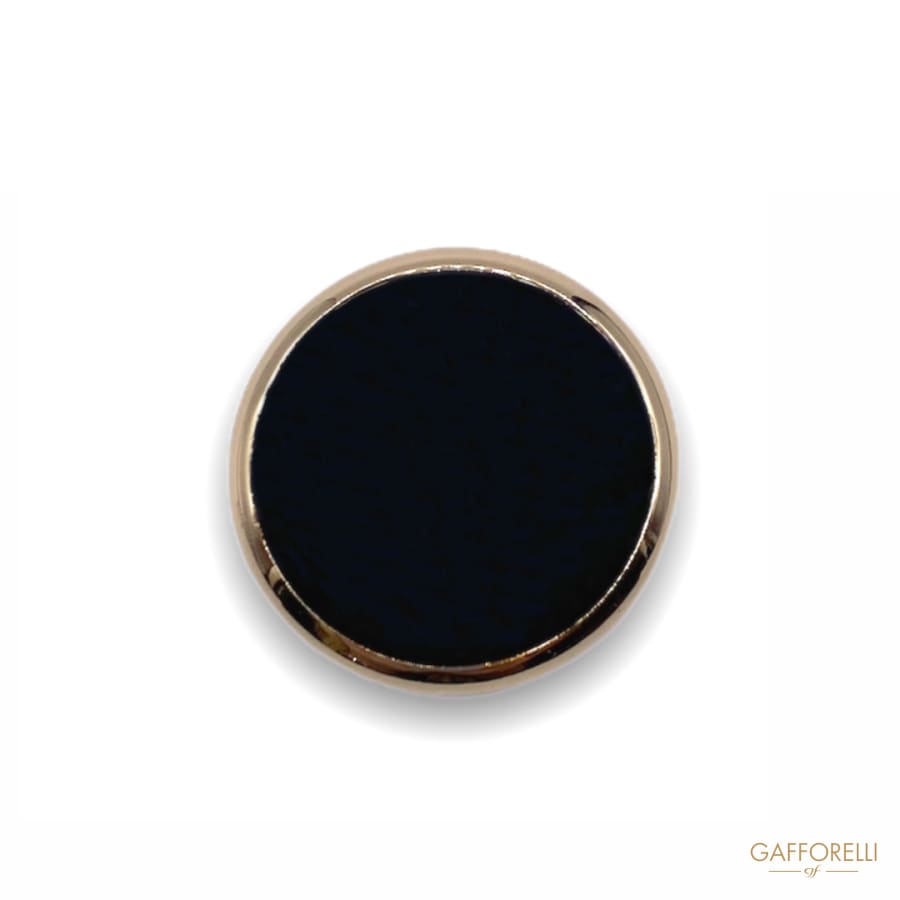 Shiny Metal Button with Shank B132 - Gafforelli Srl CLASSIC