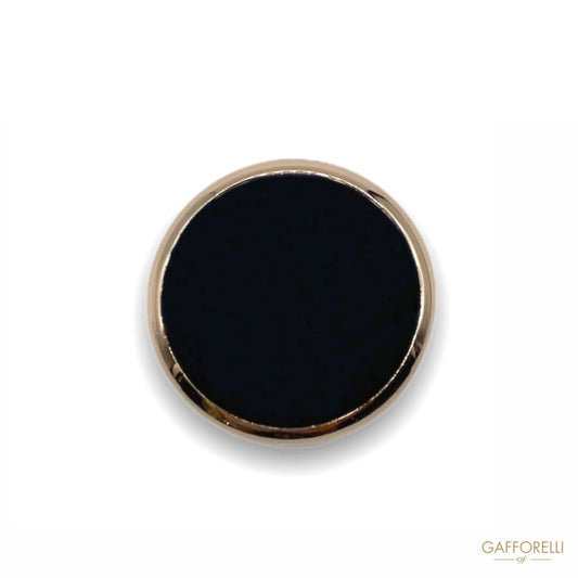 Shiny Metal Button with Shank B132 - Gafforelli Srl CLASSIC