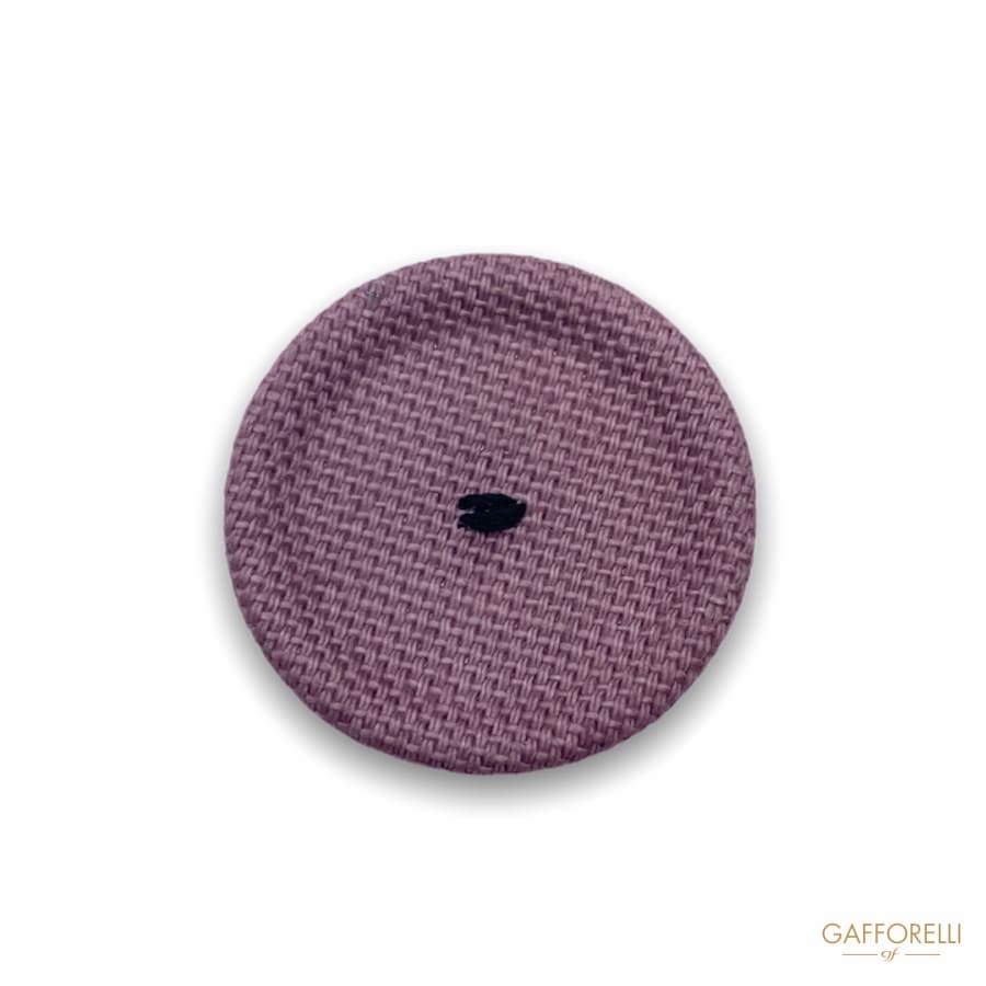 Simple Button Covered in Colored Fabric H294 - Gafforelli