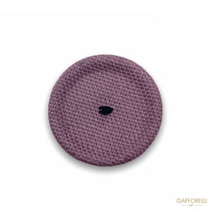 Simple Button Covered in Colored Fabric H294 - Gafforelli