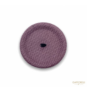 Simple Button Covered In Colored Fabric H294 - Gafforelli