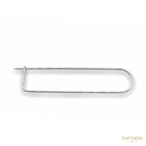 Smooth Flared Aafety Pins 2363 - Gafforelli Srl BAROQUE