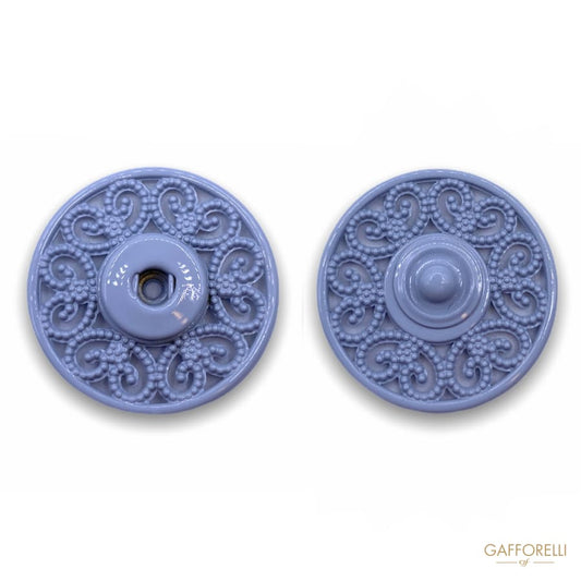 Snap Automatic Button with Decorations 8026 - Gafforelli