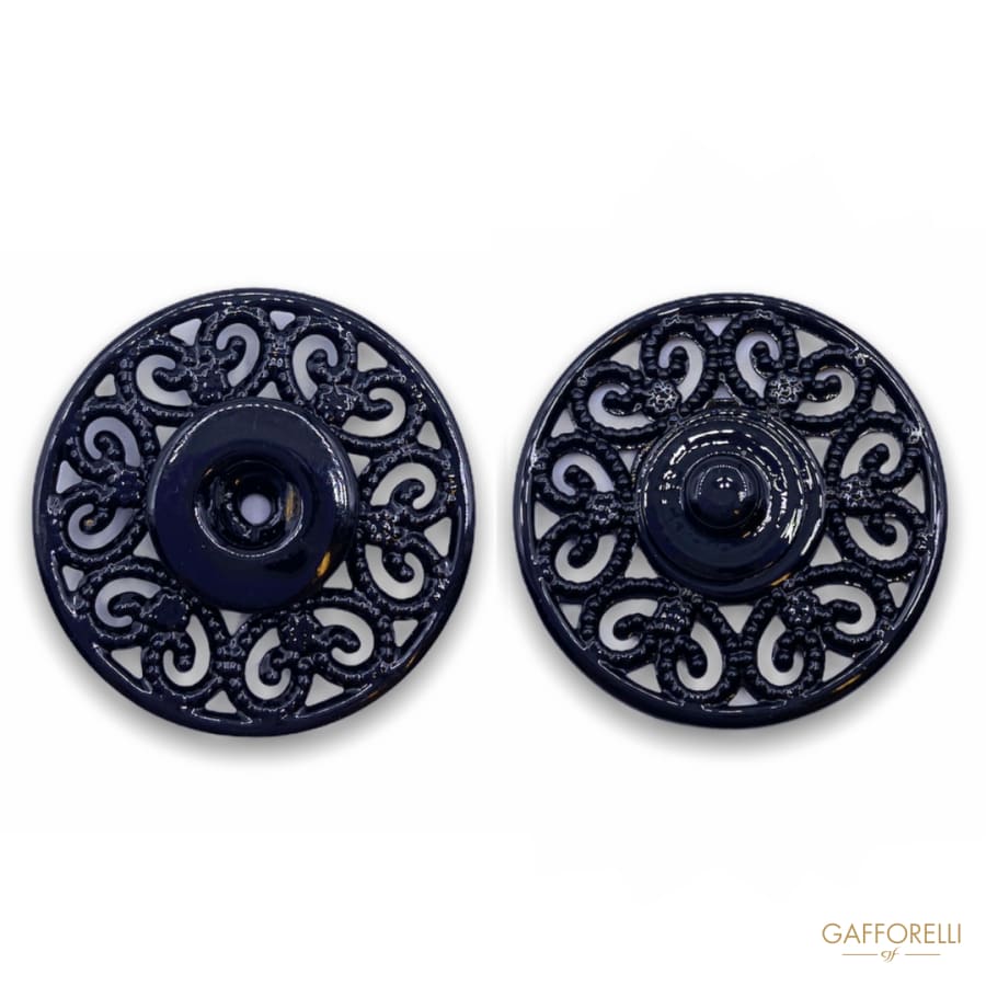 Snap Automatic Button with Decorations 8026 - Gafforelli