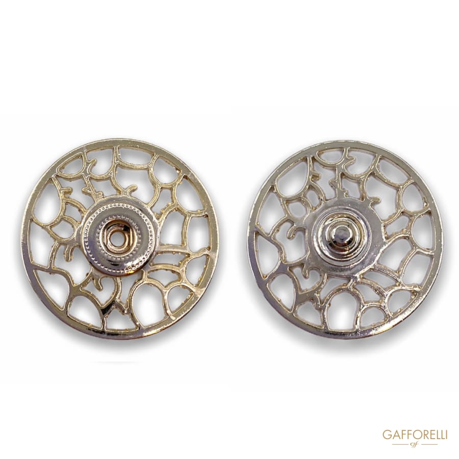 Snap Button With Decoration Fu 83 - Gafforelli Srl LIGHT •