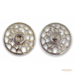 Snap Button with Decoration Fu 83 - Gafforelli Srl LIGHT