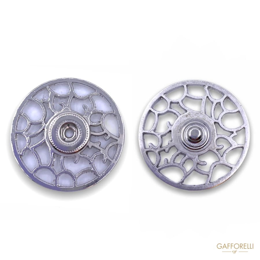 Snap Button With Decoration Fu 83 - Gafforelli Srl LIGHT •
