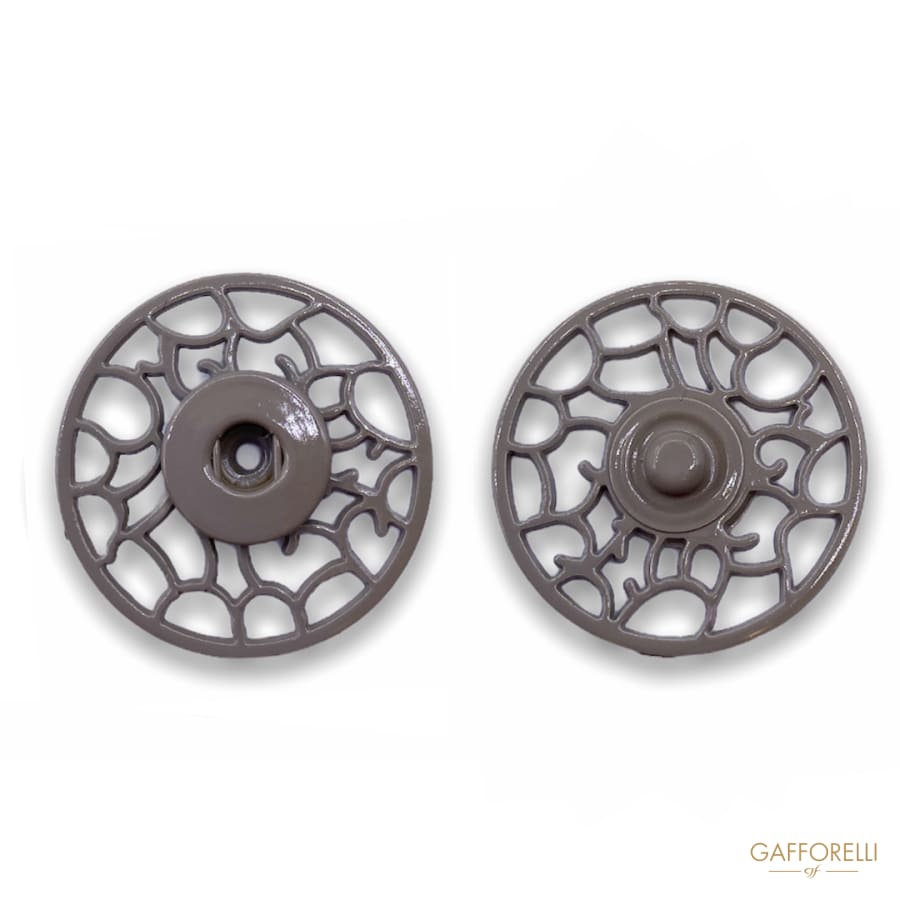Snap Button with Decoration Fu 83 - Gafforelli Srl LIGHT
