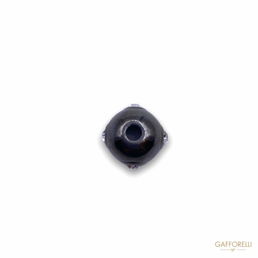 Spherical Two-hole Knot Clip with Swarovski 5436-