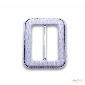 Square Buckle Covered with Designer Fabric Stitching H301-