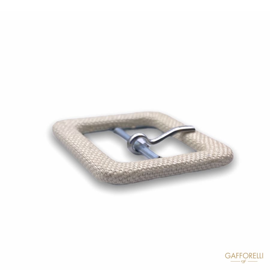 Square Buckle Covered in Fabric 1428- Gafforelli Srl